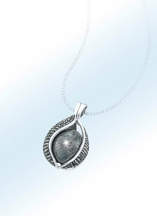 Engelsrufer Kettenanhanger Inklusive Himmelstrane Hamatit Grau Damen Edelsteinschmuck Bader