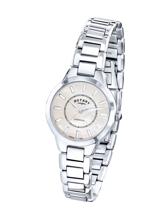 Quartzuhren - Wunderschöne Damenuhren aus der Serie Kensington, in Farbe SILBER, in Ausführung Weiß Ansicht 2