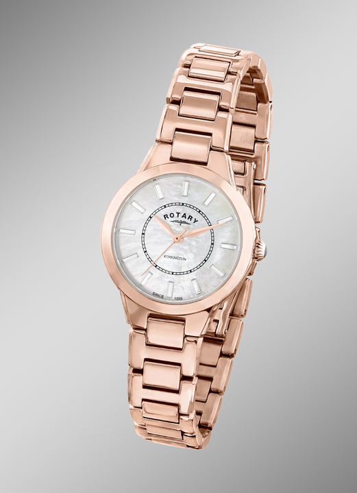 Quartzuhren - Wunderschöne Damenuhren aus der Serie Kensington, in Farbe SILBER, in Ausführung Weiß Ansicht 3