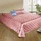 Tagesdecken - Edel glänzende Tagesdecke und Kissenbezüge mit Steppung in Muscheloptik, in Größe 873 (für Einzelbett, 135x210 cm) bis 924 (1 Kissenbezug, 40 x 80 cm), in Farbe BLAU – Farbe ROSA – Ansicht 3