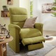 TV-Sessel / Relax-Sessel - Relax-Sessel mit doppelter Federung, in Farbe CAPPUCCINO – Farbe GRÜN – Ansicht 2
