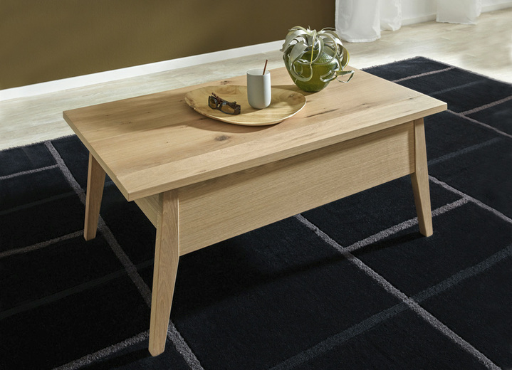 Höhenverstellbarer Couchtisch mit Stauraum - Tische | BADER