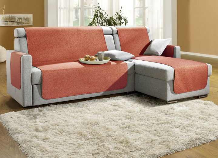 Sessel- & Sofaüberwürfe - Sessel-,Couch- und Armlehnenschoner mit Bandeinfassung, in Größe 101 (Sesselschoner, 50x150 cm) bis 865 (2 Armlehnenschoner, 50x 70 cm), in Farbe TANNE Ansicht 19