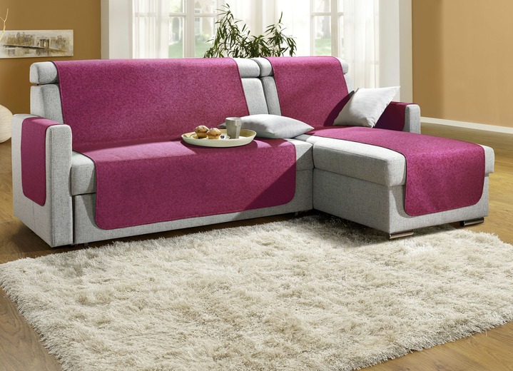 Sessel- & Sofaüberwürfe - Sessel-,Couch- und Armlehnenschoner mit Bandeinfassung, in Größe 101 (Sesselschoner, 50x150 cm) bis 865 (2 Armlehnenschoner, 50x 70 cm), in Farbe TANNE Ansicht 22