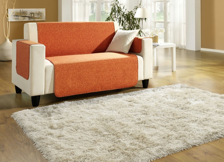 Sessel- & Sofaüberwürfe - Sessel-,Couch- und Armlehnenschoner mit Bandeinfassung, in Größe 101 (Sesselschoner, 50x150 cm) bis 865 (2 Armlehnenschoner, 50x 70 cm), in Farbe TANNE Ansicht 11