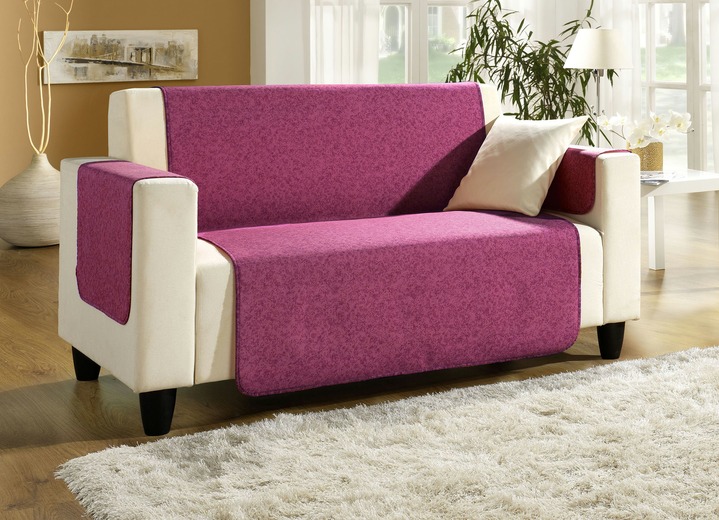 Sessel- & Sofaüberwürfe - Sessel-,Couch- und Armlehnenschoner mit Bandeinfassung, in Größe 101 (Sesselschoner, 50x150 cm) bis 865 (2 Armlehnenschoner, 50x 70 cm), in Farbe TANNE Ansicht 23