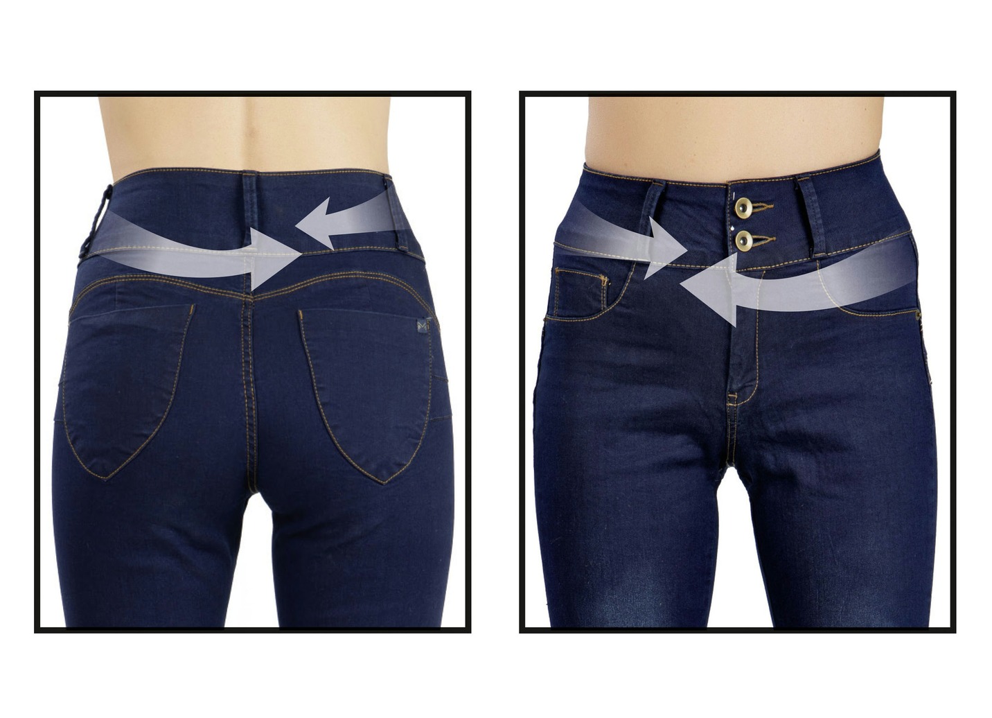 Shapewear - Komfort Jeans One-4-All Ansicht 3 Shapewear - Komfort Jeans One-4-All, in Größe Gr. 1 (32-42) bis Gr. 2 (44-50), in Farbe  Ansicht 3