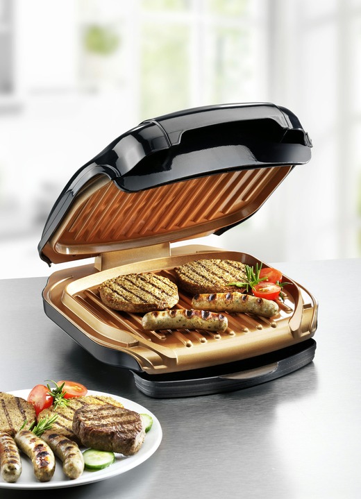 Kochen & Grillen - Livington Tischgrill - Low Fat Grill, in Farbe SCHWARZ