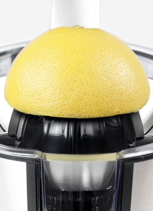 Haushaltshelfer - Caso CP300 Zitruspresse für alle Zitrusfrüchte, in Farbe EDELSTAHL-SCHW. Ansicht 4