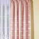- Übergardine aus Dekostoff, in Größe 358 (H145xB140 cm) bis 456 (H245xB140 cm), in Farbe ROSÉ – Farbe ROSÉ – Ansicht 1