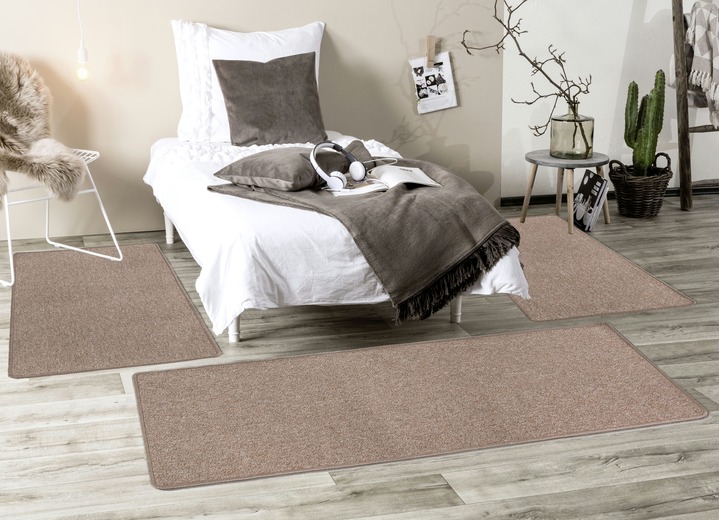 Modern - Strapazierfähige Brücken, Galerien und Teppiche Ansicht 4 Modern - Strapazierfähige Brücken, Galerien und Teppiche, in Größe 109 (Brücke, 50x 80 cm) bis 325 (Bettumrandung, 3-teilig), in Farbe COGNAC Ansicht 4