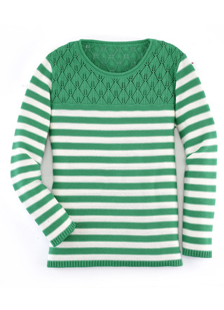 Pullover mit Ringeldessin allover