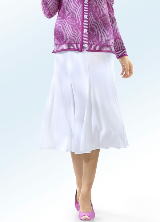 Uni - 8-Bahnenrock mit glockig schwingendem Saum Ansicht 6 Uni - 8-Bahnenrock mit glockig schwingendem Saum, in Größe 019 bis 056, in Farbe BORDEAUX Ansicht 6