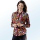 Blusen & Tuniken - Attraktive Bluse mit langen Manschettenärmeln – Farbe SCHWARZ-BUNT – Ansicht 1 Blusen & Tuniken - Attraktive Bluse mit langen Manschettenärmeln, in Größe 036 bis 054, in Farbe SCHWARZ-BUNT – Farbe SCHWARZ-BUNT – Ansicht 1