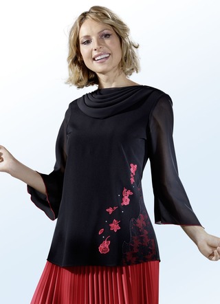 Wunderschöne Party-Tunika in Schwarz