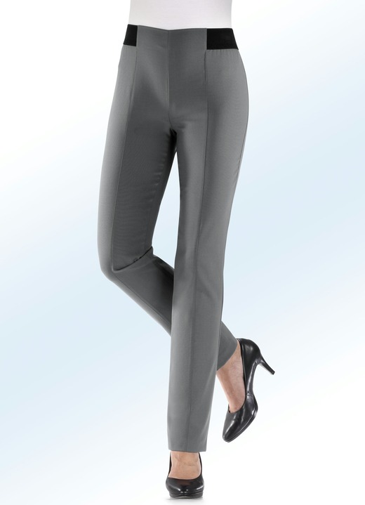 Hosen - Hose mit spezieller Bundverarbeitung, in Größe 018 bis 235, in Farbe SAND MELIERT Ansicht 2