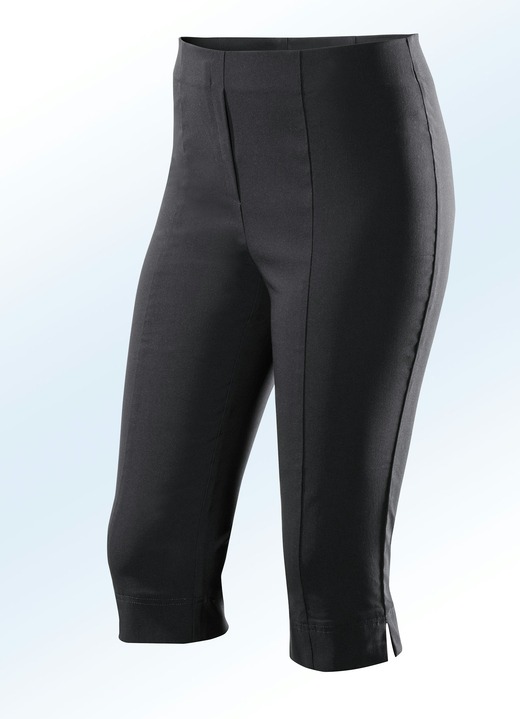 Hosen - Bermudas mit angeschnittenem Bund, in Größe 034 bis 052, in Farbe GELB Ansicht 4