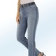 Hosen - Jeans mit angesagtem Galonstreifen – Farbe JEANSBLAU – Ansicht 1 Hosen - Jeans mit angesagtem Galonstreifen, in Größe 017 bis 052, in Farbe JEANSBLAU – Farbe JEANSBLAU – Ansicht 1