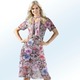 Sommerkleider - Kleid mit wunderschönem Floral-Dessin, in Größe 036 bis 052, in Farbe TAUPE-BUNT – Farbe TAUPE-BUNT – Ansicht 2
