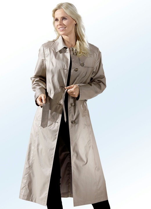 - Trenchcoat in 3 Farben, in Größe 018 bis 052, in Farbe BEIGE Ansicht 1