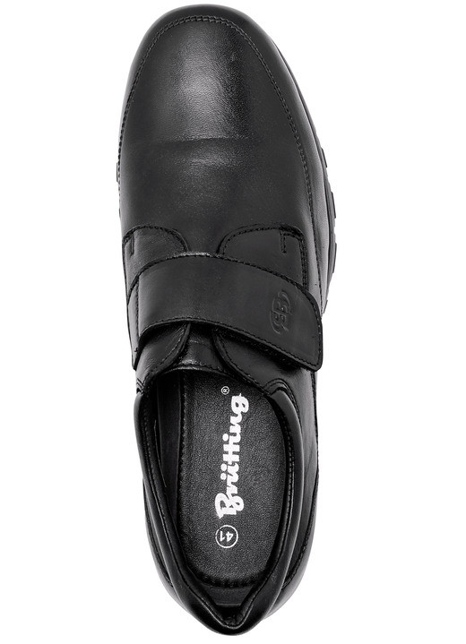 Slipper & Schnürschuhe - Leichte Herren-Slipper, mit herausnehmbarem Fußbett, in Größe 040 bis 046, in Farbe SCHWARZ Ansicht 3