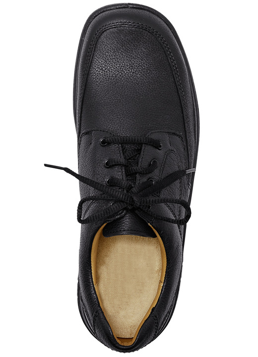 Slipper & Schnürschuhe - GINO GALANTE, klassische Herren-Schnürschuhe, mit herausnehmbarem Fußbett, in Größe 040 bis 047, in Farbe SCHWARZ Ansicht 3