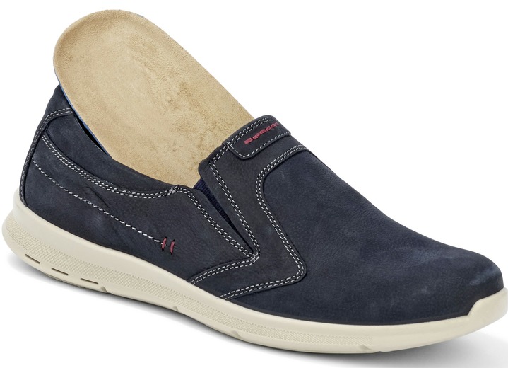 - Slipper mit seitlichen Gummizügen, in Größe 040 bis 047, in Farbe MARINE Ansicht 2