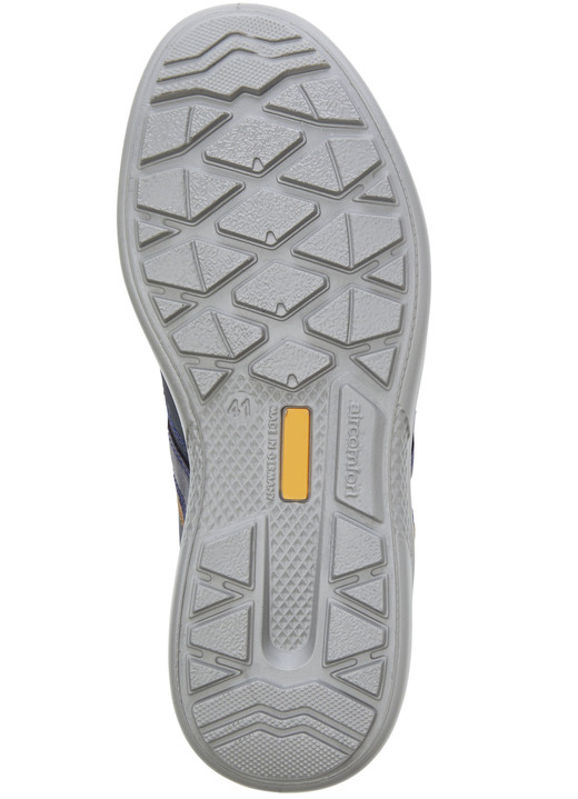 Slipper & Schnürschuhe - GINO GALANTE, bequeme Herren-Schnürschuhe, Weite K, mit herausnehmbarem Fußbett, in Größe 040 bis 047, in Farbe MARINE-COGNAC Ansicht 3