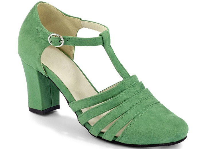 Attraktiver Sandaletten Pumps In 3 Farben Mit Elastomeresohle Schuhe Bader