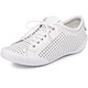 Slipper & Schnürschuhe - Andrea Conti, sommerliche Damen-Schnürschuhe, mit herausnehmbarem Fußbett, in Größe 036 bis 042, in Farbe WEISS – Farbe WEISS – Ansicht 1