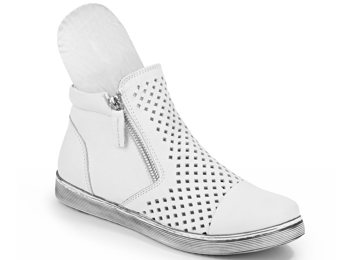 Stiefel & Stiefeletten - Andrea Conti, sommerliche Damen-Stiefeletten, mit herausnehmbarem Fußbett, in Größe 036 bis 042, in Farbe JEANS Ansicht 8