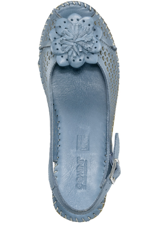 Sandaletten & Pantoletten - Gemini, sommerliche Damen-Sandaletten, Weite G, mit Gummizug, in Größe 036 bis 042, in Farbe JEANS Ansicht 3