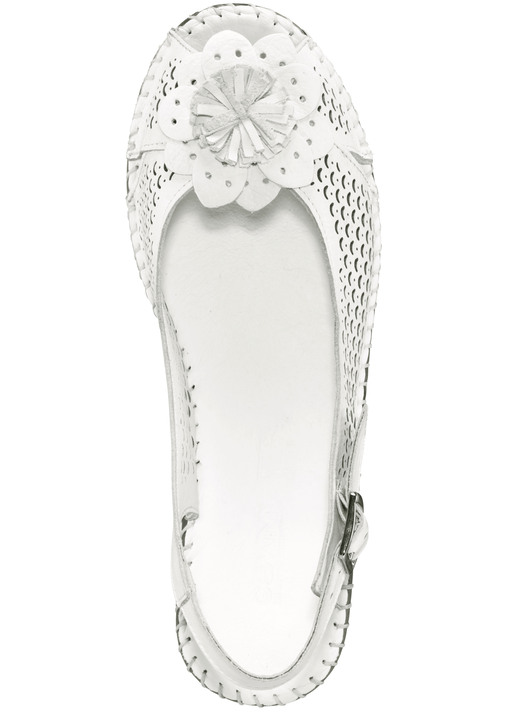 Sandaletten & Pantoletten - Gemini, sommerliche Damen-Sandaletten, Weite G, mit Gummizug, in Größe 036 bis 042, in Farbe JEANS Ansicht 6