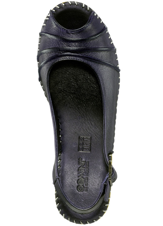 Sandaletten & Pantoletten - Gemini, schicke Damen-Sandaletten, Weite G, mit Gummizug Ansicht 5 Sandaletten & Pantoletten - Gemini, schicke Damen-Sandaletten, Weite G, mit Gummizug, in Größe 036 bis 042, in Farbe WEISS Ansicht 5