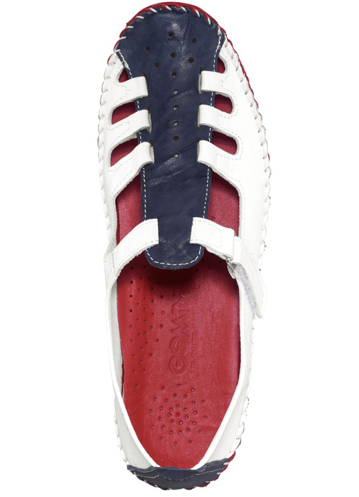 Slipper & Schnürschuhe - Gemini, klassische Damen-Slipper, Weite G, mit herausnehmbarem Fußbett, in Größe 035 bis 042, in Farbe MARINE Ansicht 5