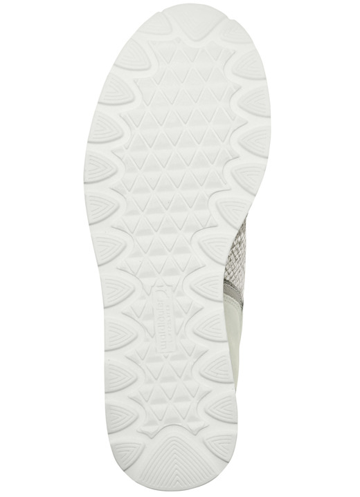 Slipper & Schnürschuhe - Waldläufer, bequeme Damen-Schnürschuhe, Weite H, mit herausnehmbarem Fußbett, in Größe 4 1/2 bis 9, in Farbe WEISS-ROSÉGOLD Ansicht 17