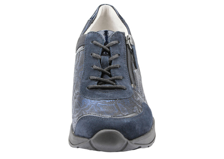 Slipper & Schnürschuhe - Waldläufer, bequeme Damen-Schnürschuhe, Weite H, mit herausnehmbarem Fußbett, in Größe 4 1/2 bis 9, in Farbe WEISS-ROSÉGOLD Ansicht 8