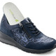 Slipper & Schnürschuhe - Waldläufer, bequeme Damen-Schnürschuhe, Weite H, mit herausnehmbarem Fußbett, in Größe 4 1/2 bis 9, in Farbe DUNKELBLAU – Farbe DUNKELBLAU – Ansicht 2