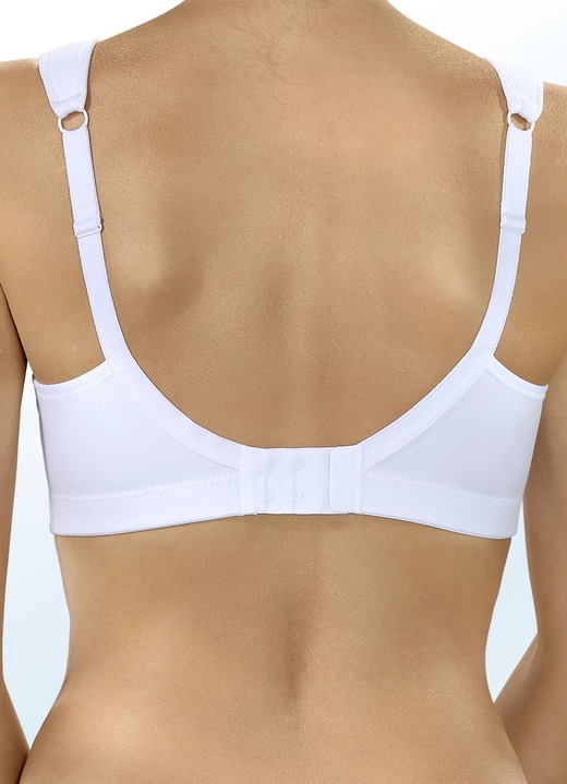 Soft-BH - Swegmark of Sweden BH mit BIO-Baumwolle, in Größe 080 bis 105, in Cup B, in Farbe WEISS Ansicht 5
