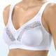 Soft-BH - Swegmark of Sweden BH mit BIO-Baumwolle, in Größe 080 bis 105, in Cup B, in Farbe WEISS – Farbe WEISS – Ansicht 3