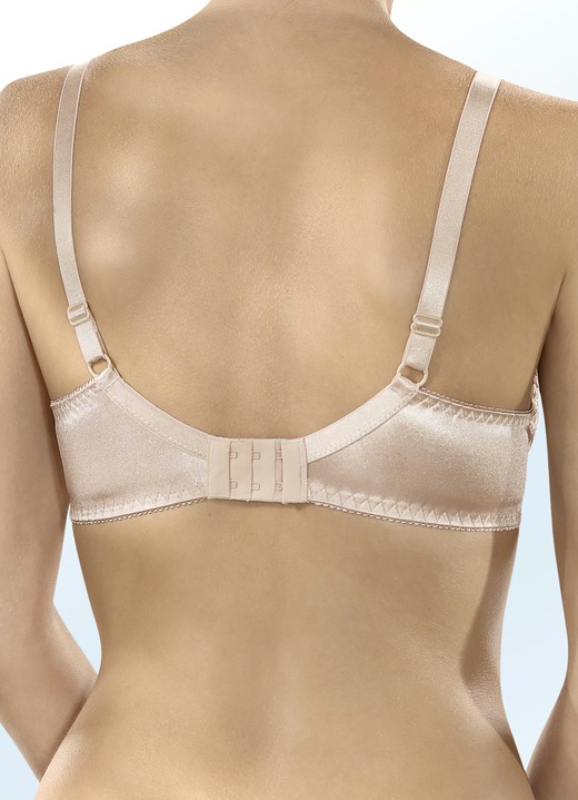 Bügel-BH - Naturana Zweierpack Bügel-BH mit Tüllstickerei im Vorderteil, in Größe 075 bis 105, in Cup B, in Farbe 1X WEISS, 1X SCHWARZ Ansicht 7