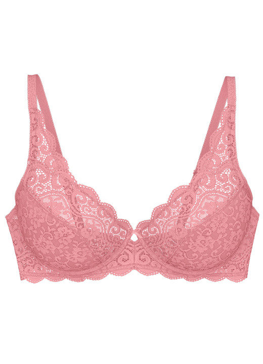 Triumph - Triumph Amourette Bügel-BH aus zarter Elastikspitze, in Größe 075 bis 100, in Cup D, in Farbe BLEU Ansicht 28