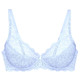 Triumph - Triumph Amourette Bügel-BH aus zarter Elastikspitze, in Größe 075 bis 100, in Cup D, in Farbe WEISS – Farbe BLEU – Ansicht 2