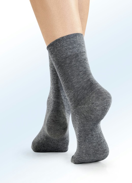 Strümpfe & Strumpfhosen - Viererpack Socken mit BIO-Baumwolle, in Größe 1 (Schuhgr. 35-38) bis 3 (Schuhgr. 43-46), in Farbe 4X WEISS Ansicht 3