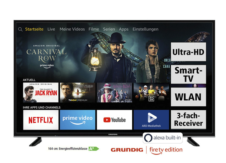 Grundig 4k Ultra Hd Led Fernseher Verschiedene Grossen Fernseher Bader