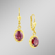 - Wunderschöne Ohrringe mit Granat-Steine, in Farbe  – Ansicht 1