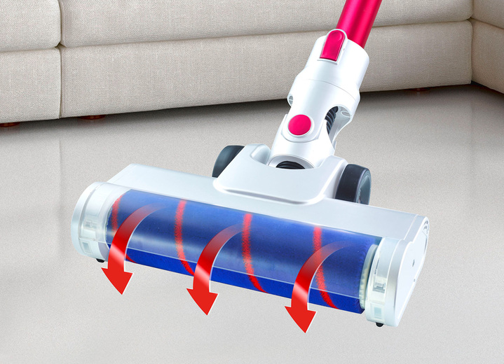 Mit Akku - 2-in-1 Akku Hand- und Bodenstaubsauger Fusion MX 12, in Farbe MAGENTA Ansicht 4