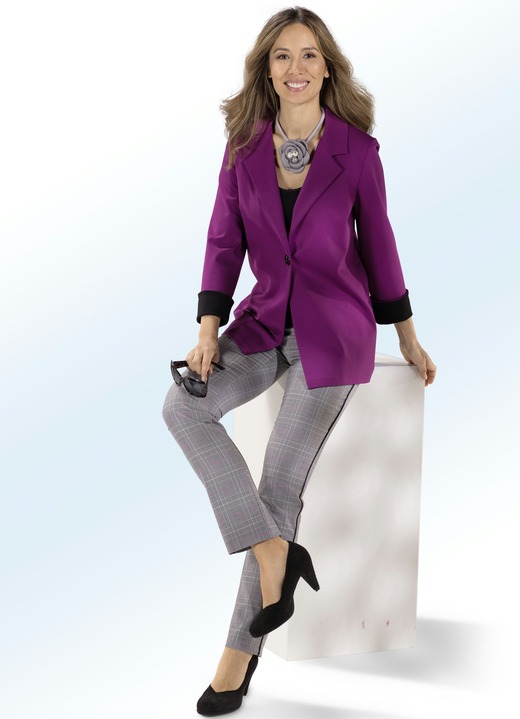 - Longblazer mit Reverskragen, in Größe 036 bis 052, in Farbe KROKUS Ansicht 2