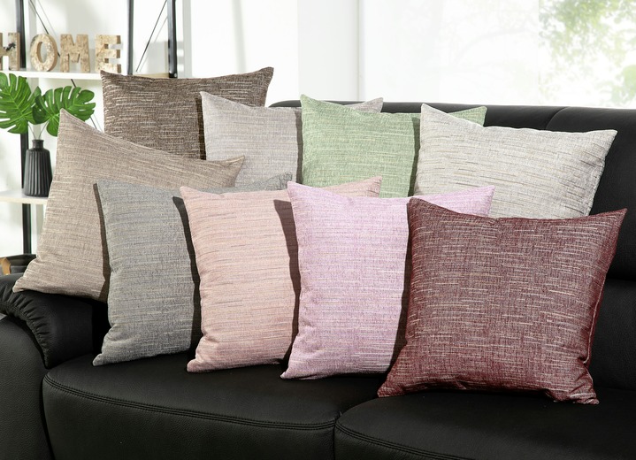 Dekokissen & Hüllen - Hochwertig verarbeitete Kissenbezüge, in Größe 105 (40x40 cm) bis 110 (50x50 cm), in Farbe ROSÉ Ansicht 2