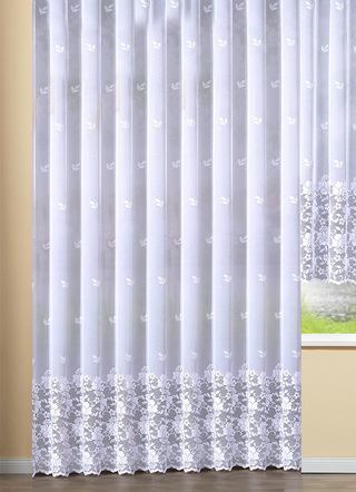 Klassisch - Herrlicher Langstore mit Automatikfaltenband – Farbe WEISS – Ansicht  Klassisch - Herrlicher Langstore mit Automatikfaltenband, in Größe 236 (H225xB300 cm) bis 298 (H245xB600 cm), in Farbe WEISS – Farbe WEISS – Ansicht